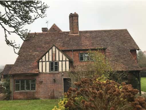 This is a photo of a slate roof installation. This work was carried out by Selby Roofing